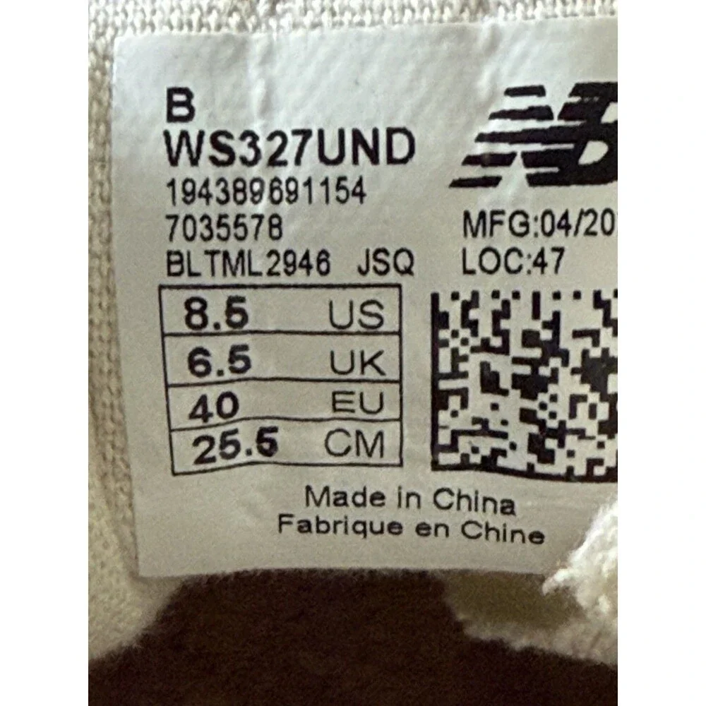 New Balance 327 Women's Sports Shoes Sneakers Ivory, Light Blue Woman 8.5 - Picture 11 of 11